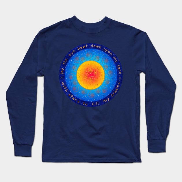 Kashmir Sun Long Sleeve T-Shirt by juliabohemian